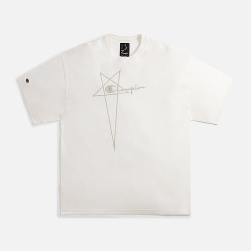 Rick Owens x Champion Tommy Tee - Milk - 219229-11