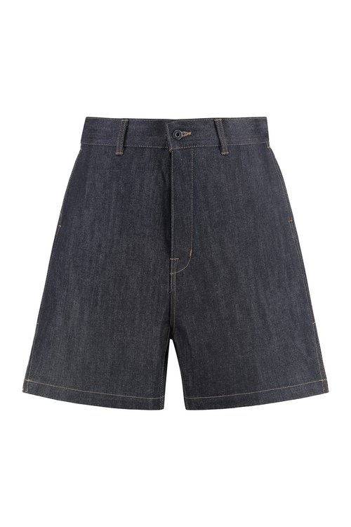 Rick Owens X Drkshdw Denim Bermuda Shorts - DL01D5388RAWJP_26