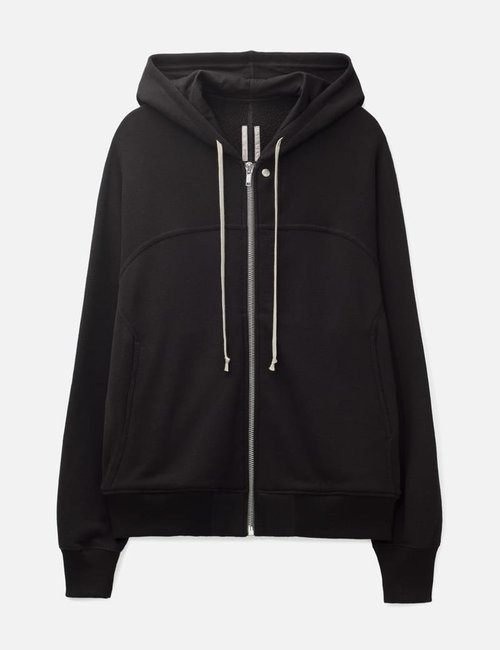 Rick Owens Zip-Up Jersey Windbreaker - 09 Black