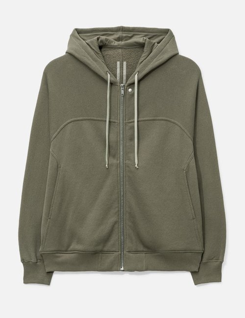 Rick Owens Zip-Up Jersey Windbreaker - Dust