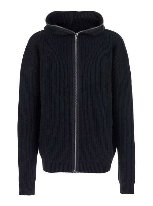 Rick Owens Heavy Wool Zipped Hoodie - RU02E1647-KWV-09