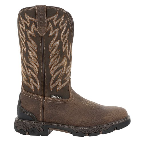 Rocky IrOnhawk Soft Toe Pull On Boots - Brown - RK.W0467