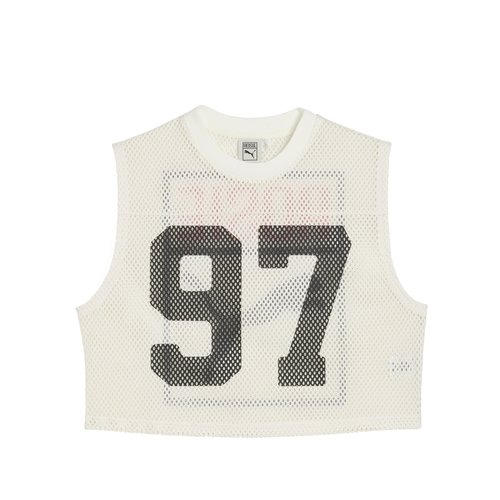 Rosé x PUMA Relaxed Mesh Tank - Warm White - 633804-77