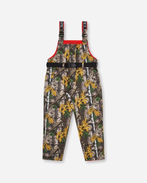 s A Bathing Ape Forest Camo Overall Beige - 1F30152011001