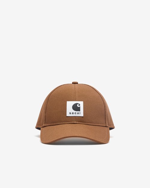 Sacai Carhartt WIP Canvas Cap - Brown - 25-00996S