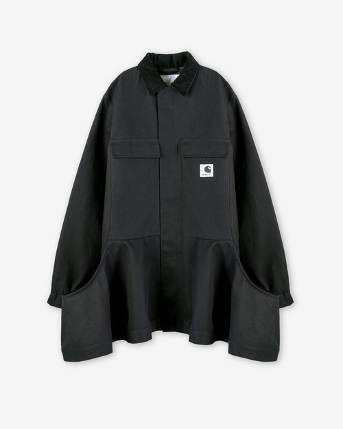 Sacai Carhartt WIP Canvas Dress - Black - 25-08084