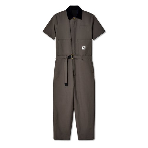 sacai Carhartt WIP Suiting Bonding Jumpsuit 'Taupe' - 24