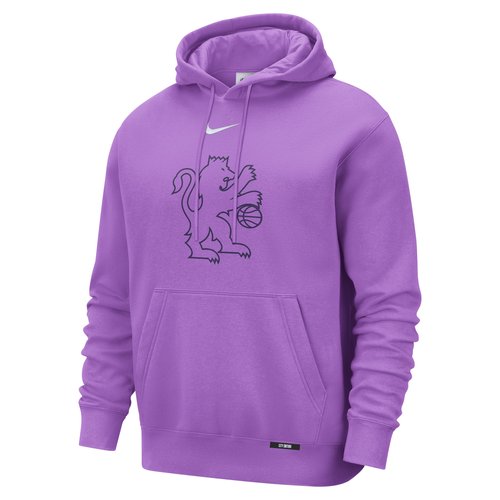 Sacramento Kings City Edition Nike Club Hoodie - Bright Violet - HQ9136-522