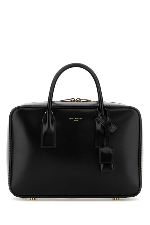 Saint Laurent Sac De Jour Small Box Leather - Black - 8408620SX0W1000