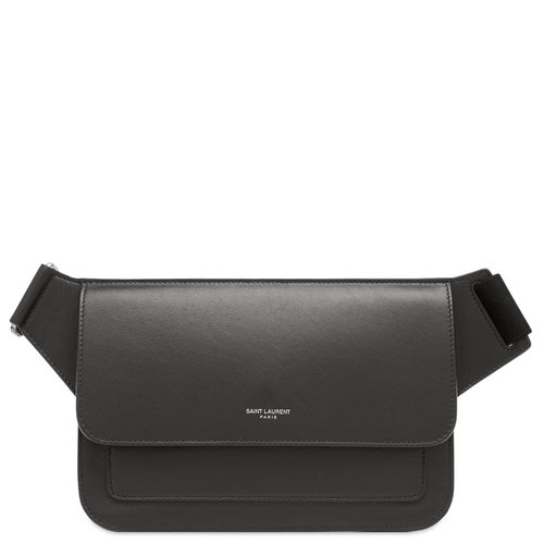 Saint Laurent Canvas Belt Bag - Nero/Nero - 823179AAEMZ1000