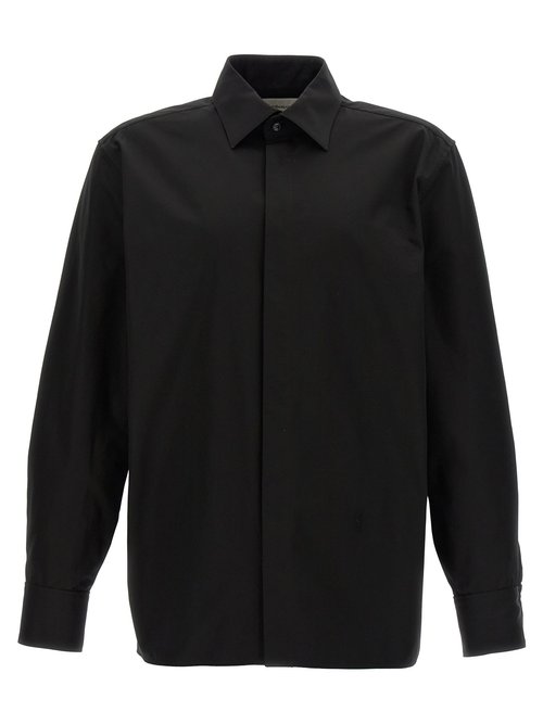 Saint Laurent cassandre Shirt - Black - 793321Y1H481000