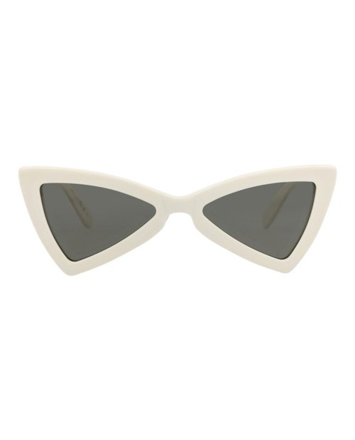 Saint Laurent Cat EyeFrame Recycled Acetate Sunglasses - White White Grey (Sl207Jerry/30002309/007)