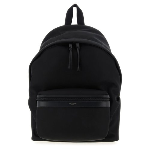 Saint Laurent City Backpack - Black - 534967FAEY21000