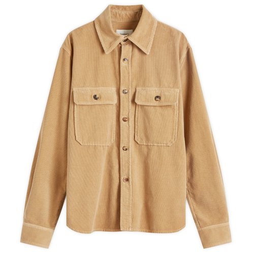 Saint Laurent Corduroy Fall Overshirt - Dry Wood - 795555Y34SC2061