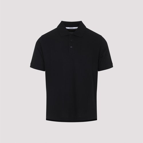 Saint Laurent Cotton Polo - 844845.Y37HC1000NOIR