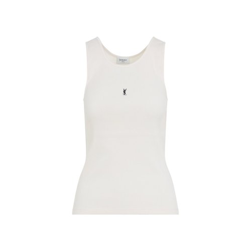 Saint Laurent Cotton Tank Top - DUO-3005216800043-L