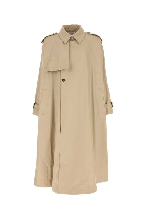 Saint Laurent Cotton Twill Trench Coat - 848929Y3A999610