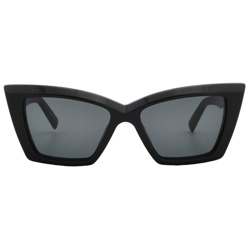 Saint Laurent Dark Cat Eye Ladies Sunglasses SL 657 001 54 - Black/Grey - SL 657 001 54 6