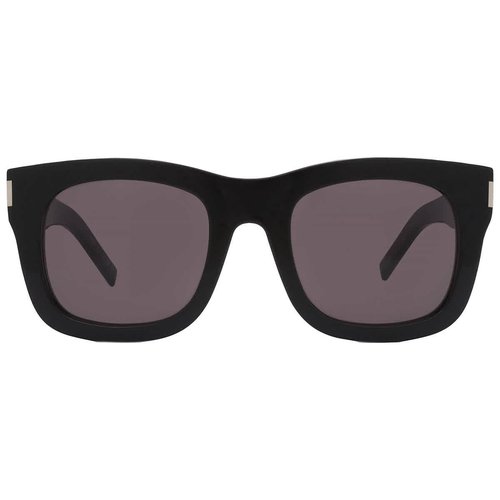 Saint Laurent Dark Square Ladies Sunglasses SL 650 MONCEAU 001 55 - Black/Grey - SL650MONCEAU001556.0000X5.0000X3.0000