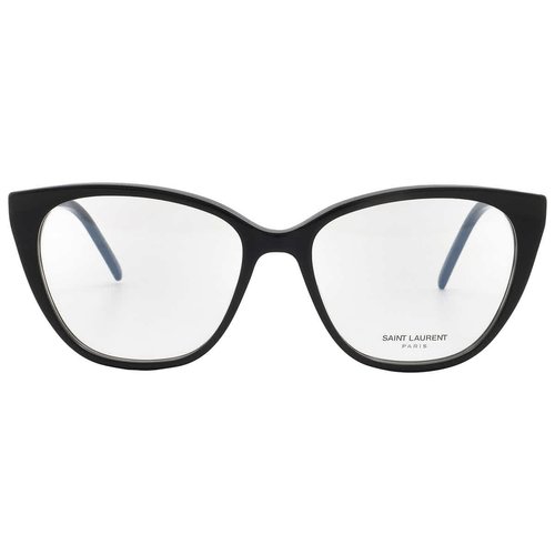Saint Laurent Demo Cat Eye Ladies Eyeglasses SL M72 002 54 - Black - SLM7200254