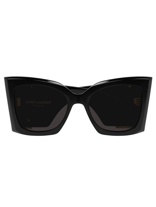 Saint Laurent Eyewear SL M119 BLAZE Sunglasses - 001 Black Black Black - SLM119BLAZE001BLACKBLACKBLACK
