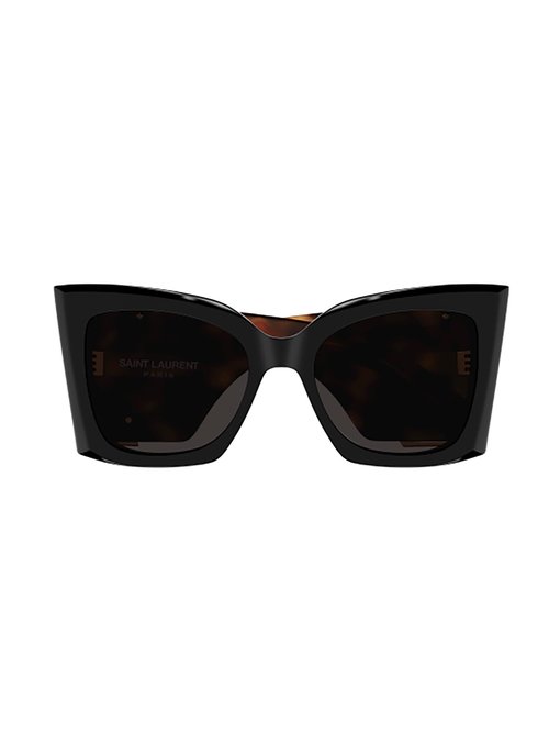 Saint Laurent Eyewear SL M119 BLAZE Sunglasses - 003 Black Havana Black - SLM119BLAZE003BLACKHAVANABLACK