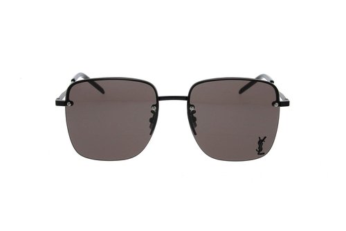 Saint Laurent Eyewear Square Frame Sunglasses - 001 Black Black Black - SL312M001BLACKBLACKBLACK
