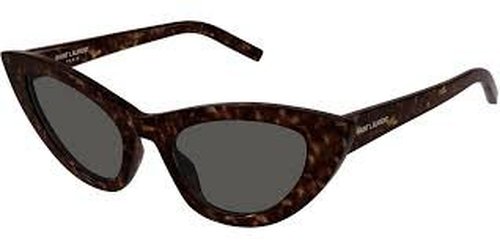 Saint Laurent Eyewear Sunglasses - 016 Havana Havana Grey - SL 213 LILY 016