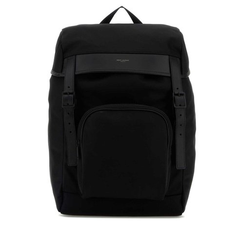 Saint Laurent Fabric City Backpack - Black - 683846FAE9B100038