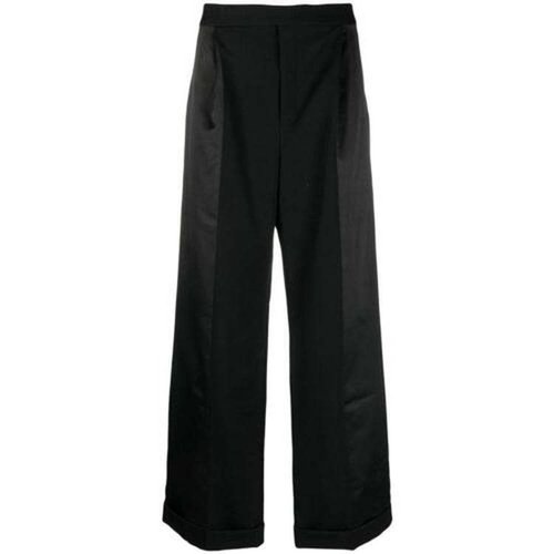 Saint Laurent Flared Tuxedo Pants - Black - 760805Y7E631000