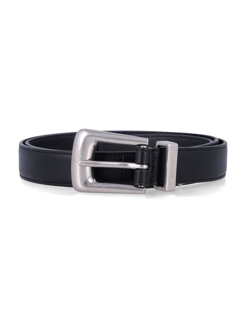 Saint Laurent Folk Belt In Smooth Leather - 839769AAEJE1000