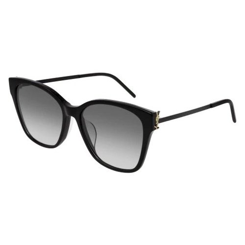Saint Laurent Gradient Butterfly Ladies Sunglasses SL M48S/K 002 56 - Black/Grey - SLM48S/K002566.0000X5.0000X3.0000
