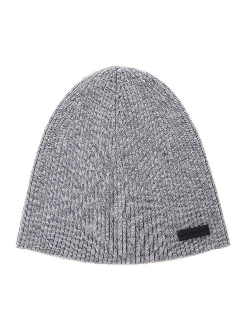 Saint Laurent Grye Beanie With Logo Patch In Cashmere Man - 8040333Y2051400