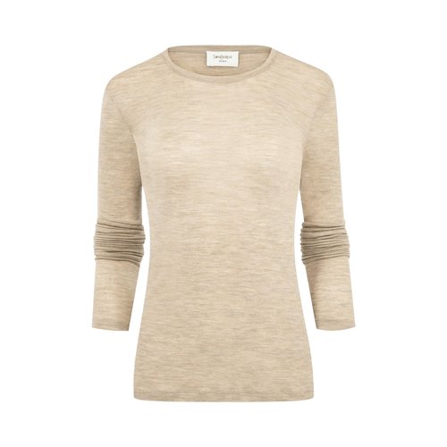 Saint Laurent Jersey Long-Sleeve T-Shirt - 863869Y37ZV2468