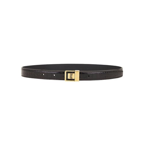 Saint Laurent La 66 Buckle Belt - Gold Tone - 777966AAAOZ2053