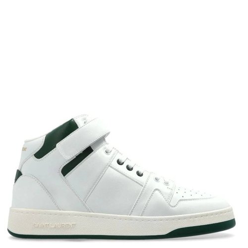 Saint Laurent Lax Round Toe Lace-up - White - 75731700NI09041