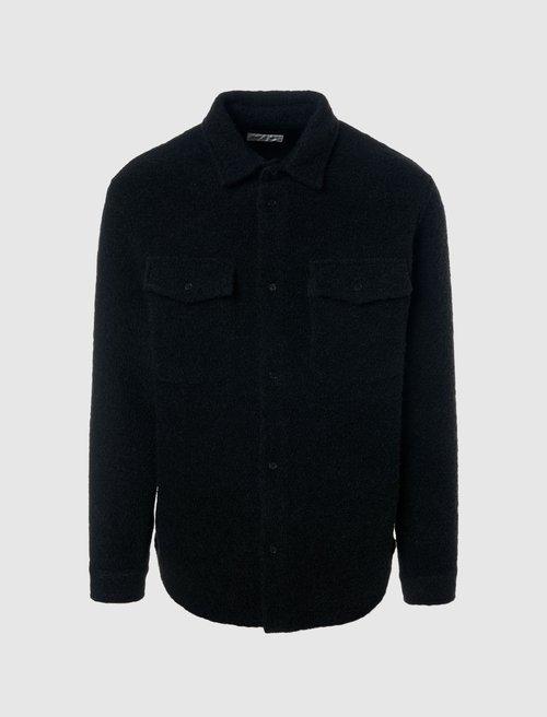 Saint Laurent Long Sleeve Wool Overshirt - 753168Y28RA