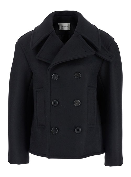 【関税込み】saint laurent Oversized caban coat Saint Laurent Caban Coat | Grailed