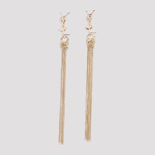 Saint Laurent Pompons Chains Earrings - 803195.Y15008030DORE
