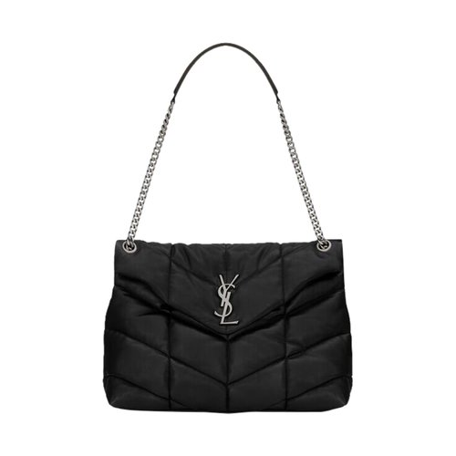 Saint Laurent Puffer Medium Chain Bag - Black - 5774751EL001000