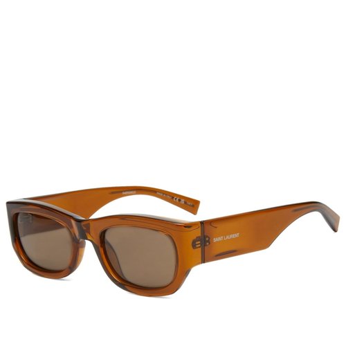 Saint Laurent Script Sunglasses - Brown - SL-713-003