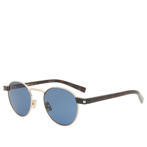 Saint Laurent SL 707 Sunglasses - Gold/Havana/Blue - SL-707-004