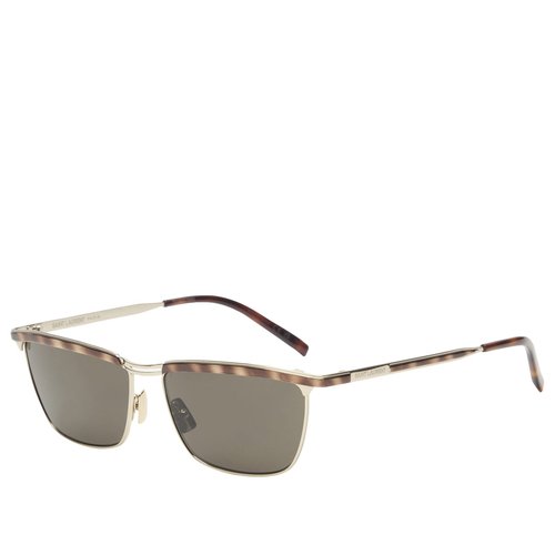 Saint Laurent SL 795 Joe Sunglasses - Gold/Grey - SL-795-JOE-001