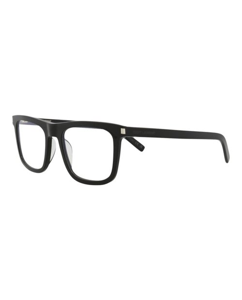 Saint Laurent Square Eyeglasses/30013701001 - Black/Transparent (Sl547Slimo