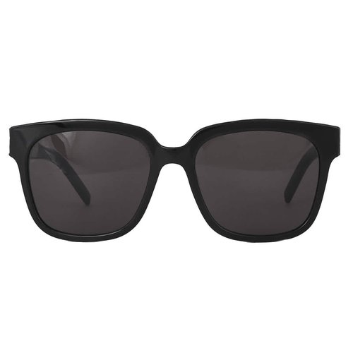 Saint Laurent Square Ladies Sunglasses SL M40 001 54 - Black/Grey - SL M40 001 54 6
