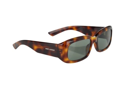 Saint Laurent Square Sunglasses /002 - Havana Havana Grey/Grey (Sl 809
