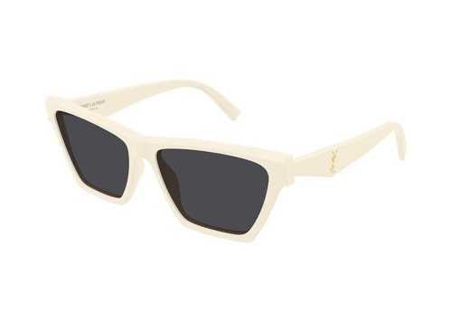 Saint Laurent Square Sunglasses 007 - Ivory/Black (Sl/M103