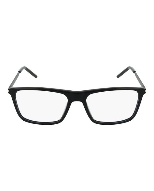 Saint Laurent SquareFrame Acetate Optical Frames - Black Black Transparent (Sl344/30008544/007)
