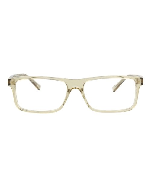 Saint Laurent SquareFrame Acetate Optical Frames - Yellow Yellow Transparent (Sl483/30011681/003)