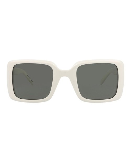 Saint Laurent SquareFrame Acetate Sunglasses - Ivory Ivory Grey (Sl497/30011872/005)